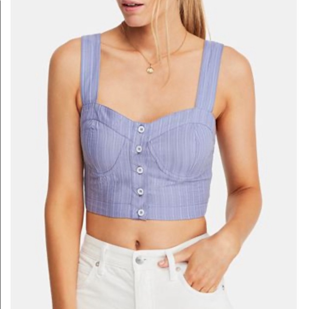 Free People
Perfectly Striped Crop Tank Top
